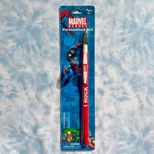 Vintage Marvel Heroes Spider-Man “I Rock” personalized pen - BRAND NEW